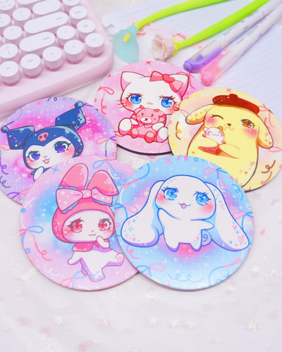 Kawaii Character Coasters