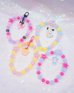 Kawaii Sweets Bead Keychain