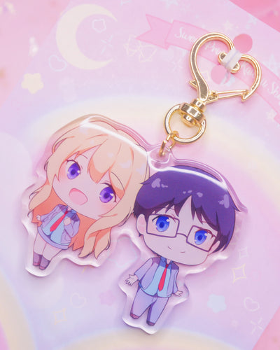 Lie in April Acrylic Keychain