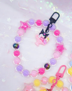 Kawaii Sweets Bead Keychain