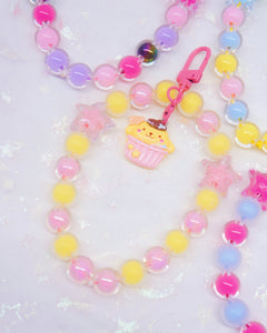 Kawaii Sweets Bead Keychain