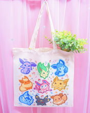 Load image into Gallery viewer, Eeveelutions Tote Bag