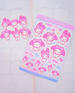 Melody Sticker Sheet