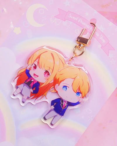 Oshinoko Twin Acrylic Keychain