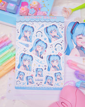 Load image into Gallery viewer, Miku Sticker Sheet