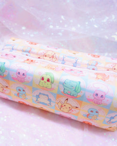 Pastel Pokemon Large Pouch Bag