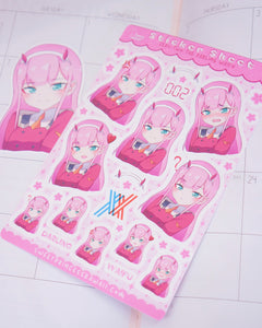 Zer02 Sticker Sheet