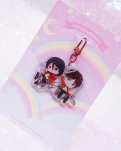 Eren Mikasa Acrylic Keychain