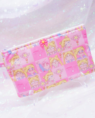 Magical Girl Flat Pouch Bag