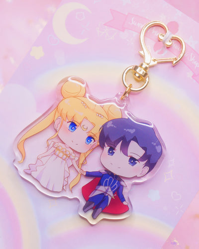 Usagi&Tuxedo Acrylic Keychain