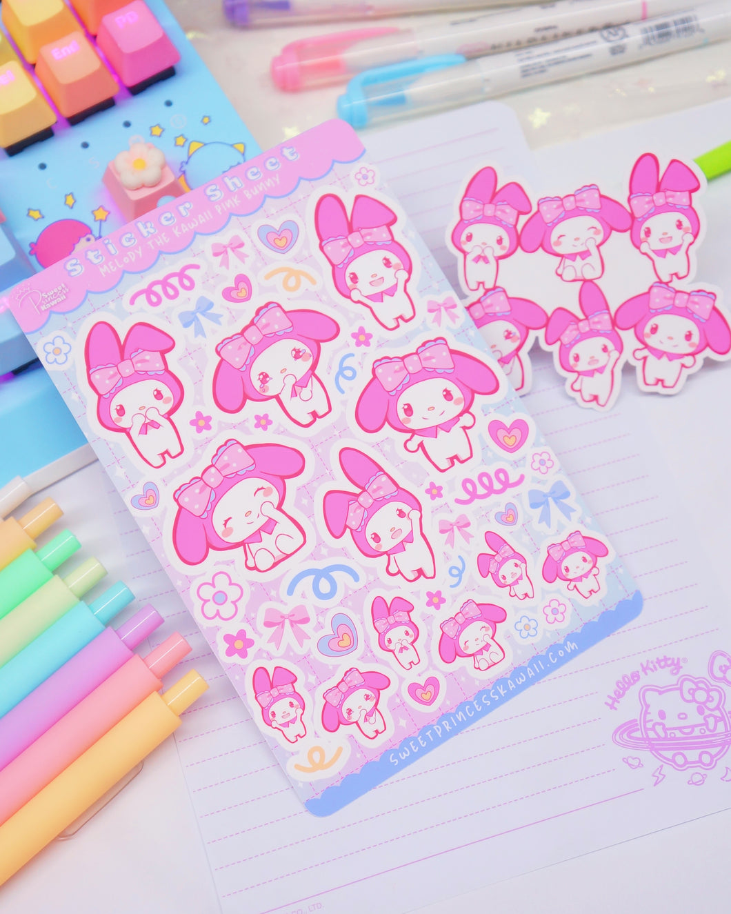 Melody Sticker Sheet