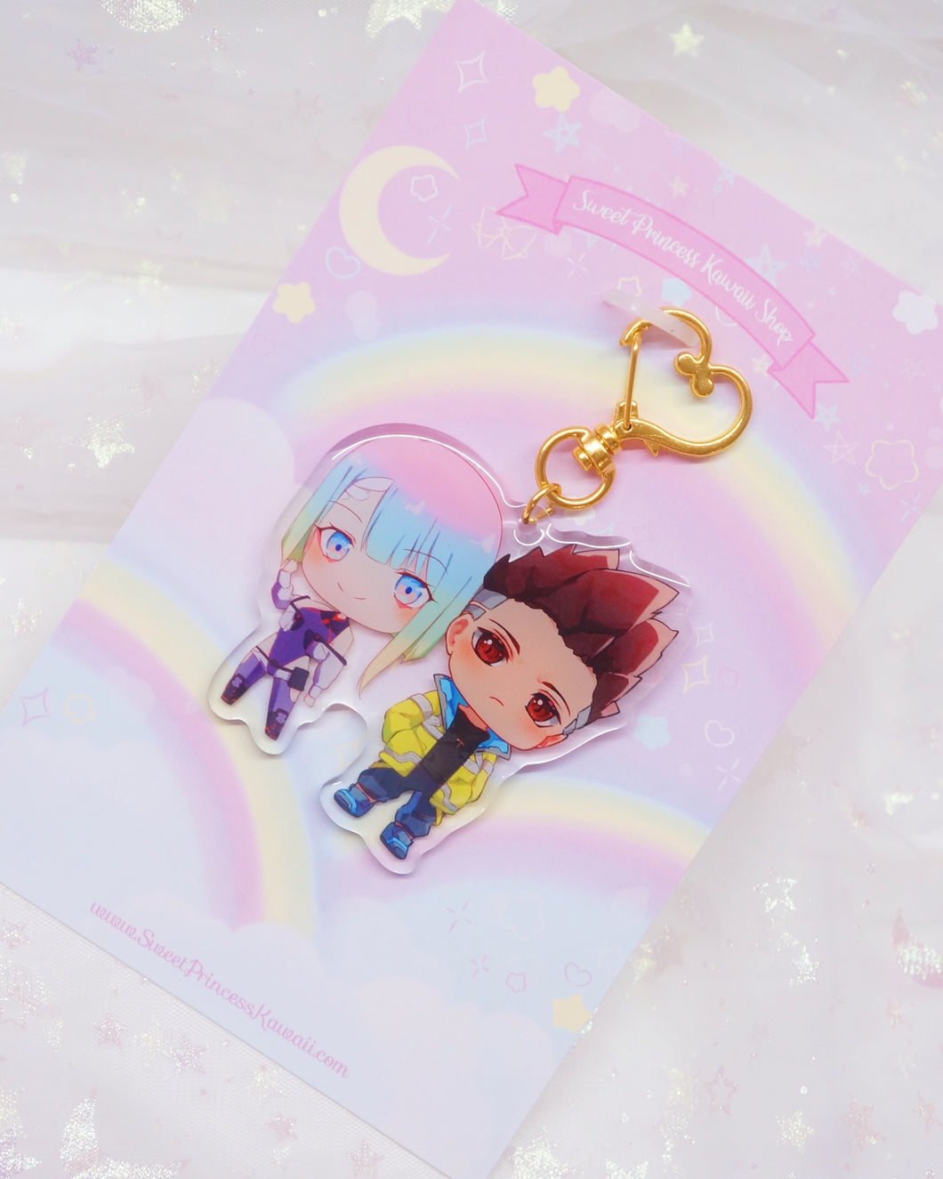 Dave & Lucy Acrylic Keychain