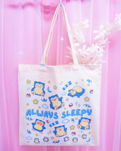 Load image into Gallery viewer, Always Sleepy Tote Bag