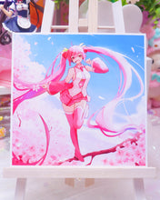 Load image into Gallery viewer, Cherry Blossom Miku Art Print