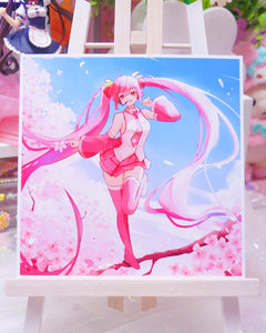 Cherry Blossom Miku Art Print