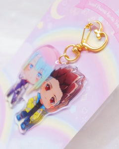 Dave & Lucy Acrylic Keychain