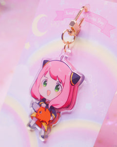 Anya Chainsaw Acrylic Keychain