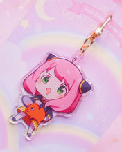 Load image into Gallery viewer, Anya Chainsaw Acrylic Keychain