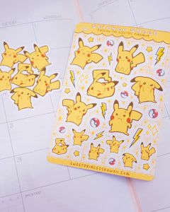 Pika Sticker Sheet