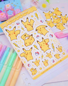 Pika Sticker Sheet