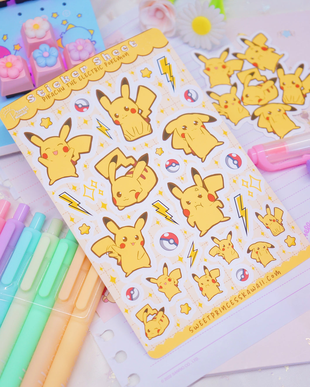 Pika Sticker Sheet