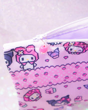 Load image into Gallery viewer, Kawaii Pixel Flat Pouch Bag