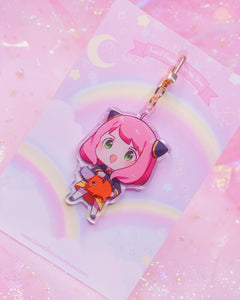 Anya Chainsaw Acrylic Keychain