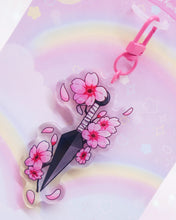 Load image into Gallery viewer, Kunai Acrylic Keychain