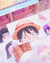 Load image into Gallery viewer, Luffy Car Peeker Sticker Decal