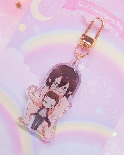 Eren Titan Keychain