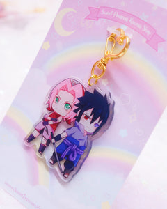 Sasuke Sakura Acrylic Keychain