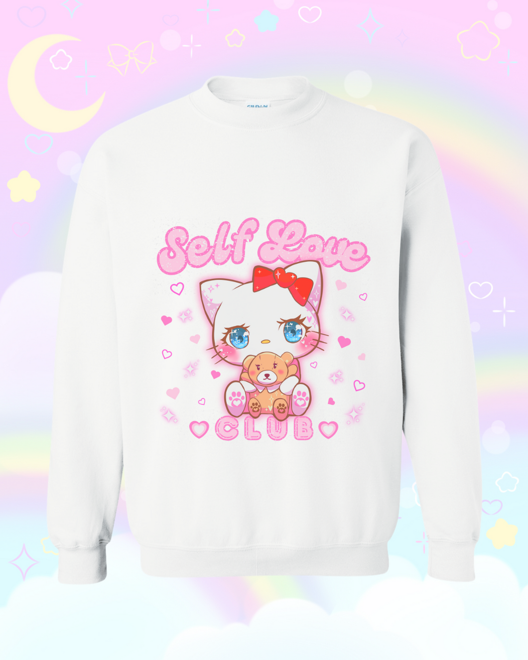 Self Love Kitty Club Sweatshirt [Made to Order]