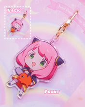 Load image into Gallery viewer, Anya Chainsaw Acrylic Keychain