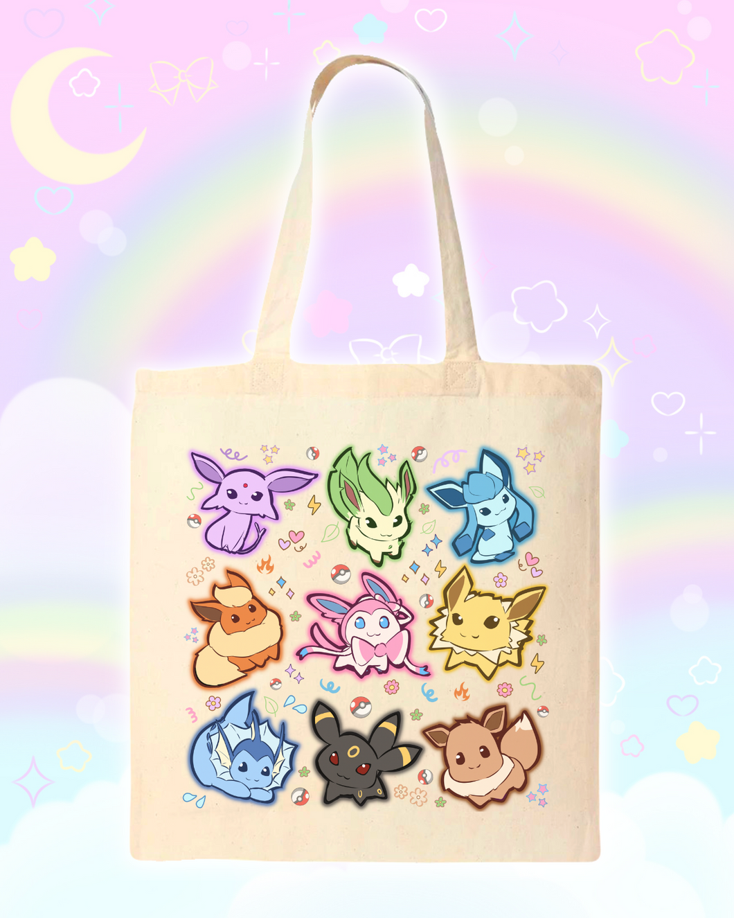 Eeveelutions Tote Bag