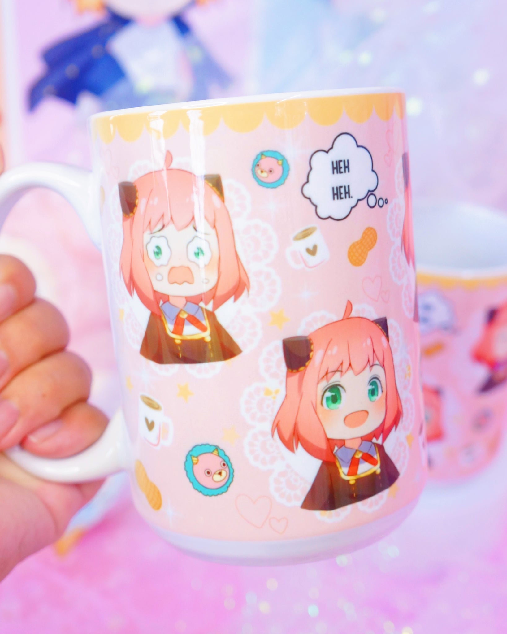 Buy Kawaii Anya Glass Cup in Dream Creations. Check Kawaii Anya Glass Cup  the best price and quality. The best shop for Anime products in the United  States