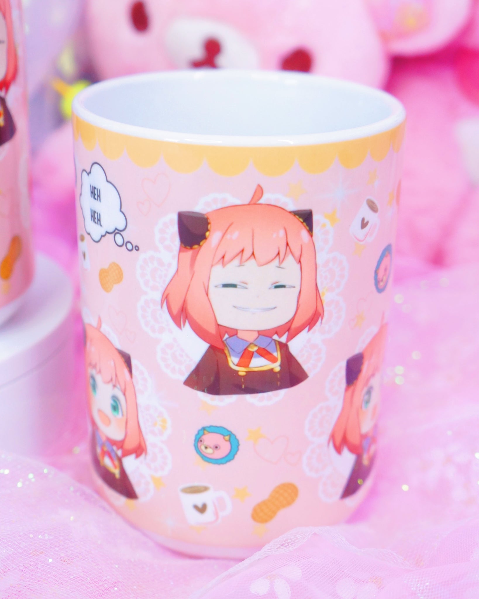 Buy Kawaii Anya Glass Cup in Dream Creations. Check Kawaii Anya Glass Cup  the best price and quality. The best shop for Anime products in the United  States