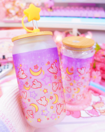 Magical Bunny Glasscan Cup 16oz [Made to Order]