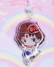 Load image into Gallery viewer, Wolf Princess Acrylic Keychain