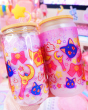 Load image into Gallery viewer, Magical Girl Theme Glasscan Cup 16oz [Made to Order]